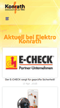 Mobile Screenshot of elektro-konrath.de