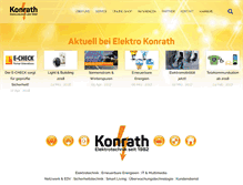 Tablet Screenshot of elektro-konrath.de